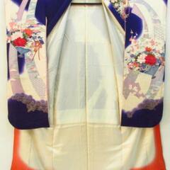 👘★ 正絹 振袖 古典 金彩友禅 ★ トールサイズの画像