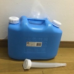 灯油缶（未使用）＆ノズル・じょうご