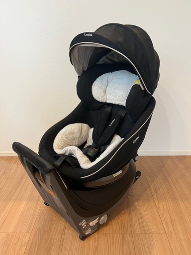 コンビ チャイルドシート クルムーヴ スマート ISOFIX JJ-650 回転式 ブラック Combi
