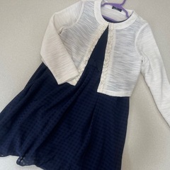 コムサ 130A ワンピース カーディガン セレモニー 式服の画像
