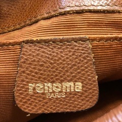 【3/7迄 お取引中】renomaショルダー 巾着バッグ ブラウンの画像
