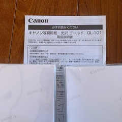 Canon 写真用紙 光沢 ゴールド L判 252枚の画像