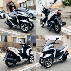 トリシティ125 側車付き軽二輪仕様車^_^普通自動車免許！タイムSALEの画像