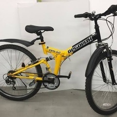折りたたみ自転車 regolith ces-62 REGOLITH レゴリス CES-62 MTB2 6-18 折りたたみ自転車 サイズ26 N449966