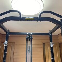 状態良好 パワーテック/POWERTEC  パワーラック+アジャスタブルベンチ+ラットタワー ご自宅で高機能なホームジムに 手渡し希望/自社配送可能（配送エリアについてお問い合わせください）の画像
