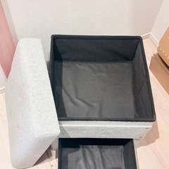 引き出し付きスツールの画像