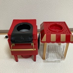 新品未使用 ポップコーンメーカー　レトロ　オシャレ おうち 縁日 パーティ 祭りの画像