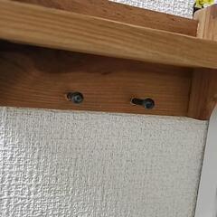 かわいい★ミニ収納☆フック付き★木の画像