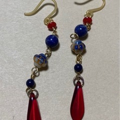 樹脂フックピアス5点②の画像