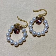 樹脂フックピアス5点③の画像
