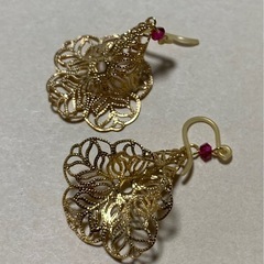 樹脂フックピアス5点③の画像