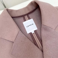 LEPSIM くすみピンク　洗えるロングコートの画像