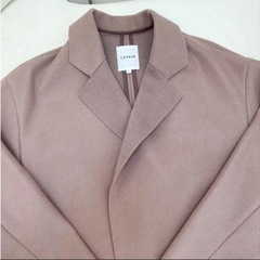 LEPSIM くすみピンク　洗えるロングコートの画像