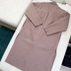 LEPSIM くすみピンク　洗えるロングコートの画像