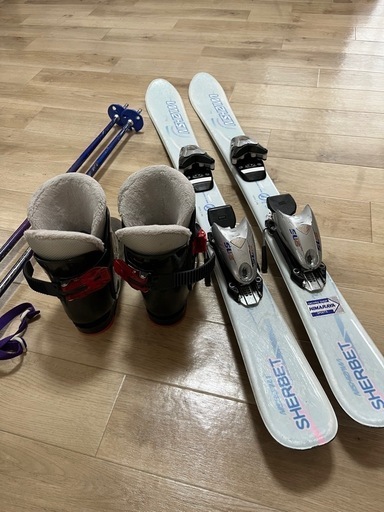 Rossignol板 子供用 板＋ブーツセット中古品 メンテ済 120cm 靴22cm