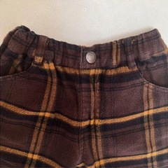 branshes あったか起毛テーパードパンツ　110の画像