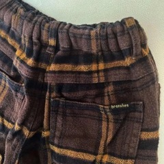 branshes あったか起毛テーパードパンツ　110の画像