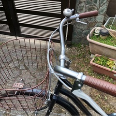 自転車　ブルーグレー　美品　26インチの画像