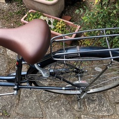 自転車　ブルーグレー　美品　26インチの画像