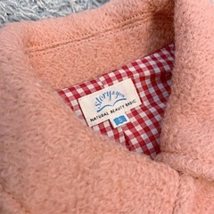 NATURAL BEAUTY BASIC ピンクのコートの画像