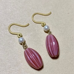 樹脂フックピアス5点④の画像