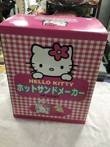 未使用品   ホットサンドメーカー　ハローキティ　HELLO KITTY   取説付