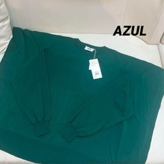 【未使用品】AZUL 緑色 カットソー