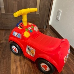 値下げしました！ミッキー消防車　子ども乗り物　