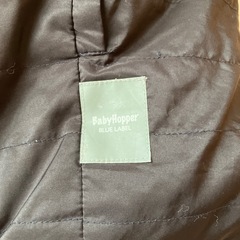 【非対面可】babyhopper 抱っこ紐　防寒ケープの画像