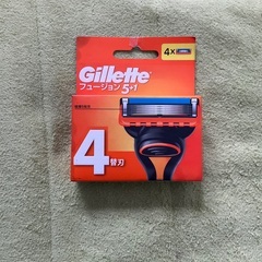 ジレットフュージョン　オレンジ　4枚替え刃　未開封品