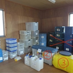 【商談中】価格色々 収納ケース ワイドストッカー 雨水タンク ダ...