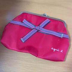 アニエス・ベーがま口ポーチ