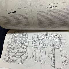 海外ぬりえ（子供〜大人）メキシコ🇲🇽 スペイン語　語学勉強の画像