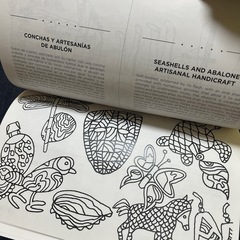 海外ぬりえ（子供〜大人）メキシコ🇲🇽 スペイン語　語学勉強の画像