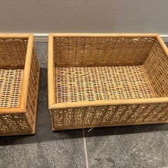 バスケット　かご　2個セット の画像