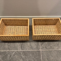 バスケット　かご　2個セット の画像