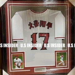 大谷翔平（ロサンゼルス・エンゼルス） / 額入り複写サイン入りホ...
