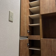 2点まとめて★早い者勝ち★靴箱　ミラー付き　玄関　収納　　　の画像