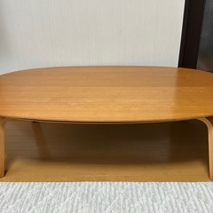 無印良品のこたつテーブル　楕円形