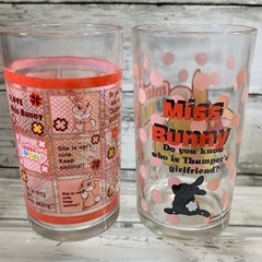 ディズニー　ミスバニーのコップ　２個セットの画像