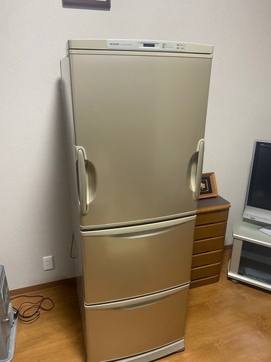 【美品】両開き自動製氷器付き冷蔵庫