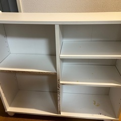 2点まとめて★早い者勝ち★靴箱　ミラー付き　玄関　収納　　　の画像