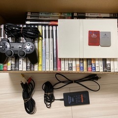 PS2＋選べる付属品、ソフト10本セット 