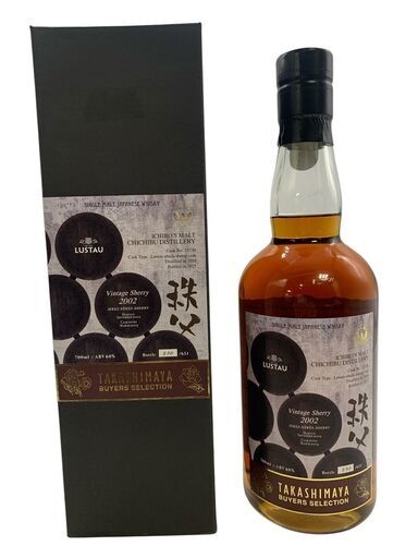 イチローズモルト 秩父 ルスタウ 2002 シェリーカスク 2014-2021 ウイスキー 700ml 60％ Ichiro's Malt CHICHIBU LUSTAU Vintage Sherry