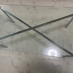 フランフラン　ガラスセンターテーブル