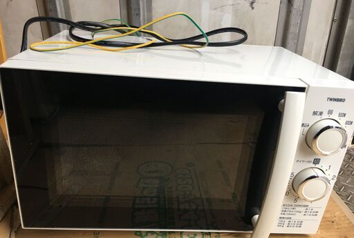 JM19606S)電子レンジ ツインバード 60Hz(西日本専用)DR-D429 1100W 2016年製  中古品【取りに来られる方限定】