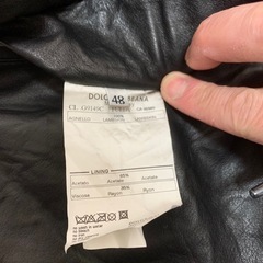 売ります ドルガバ レザージャケット 美品の画像