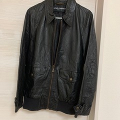 売ります ドルガバ レザージャケット 美品