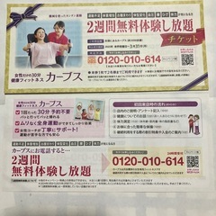 期限間近　カーブス無料券