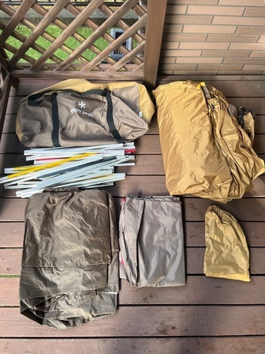 snow peak Entry 2 room Elfield&マットシートセット